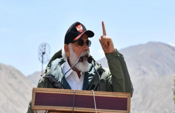 Hon'ble Prime Minister's visit to Nimu in Ladakh to interact with Indian troops
